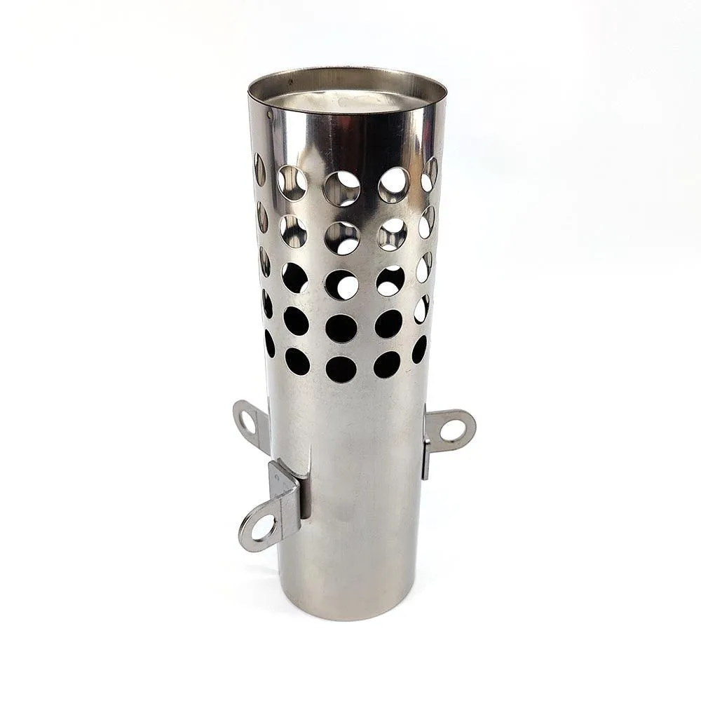 Portable Camping Wood Fire Stove Set (side rack, glove,fire hook  and carry bag)