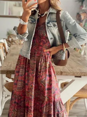 Printed Maxi Dress