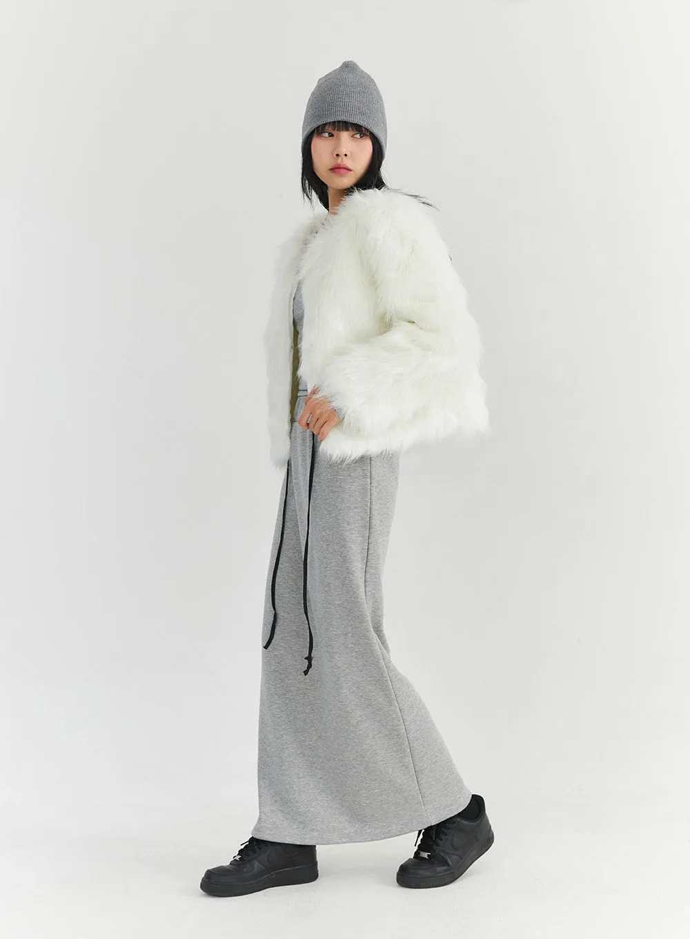 Soft Faux Fur Jacket CO327