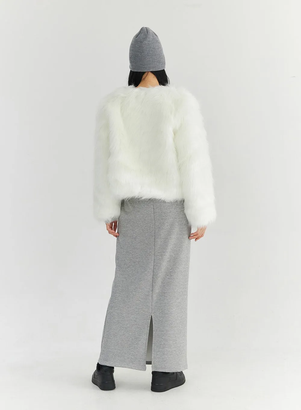 Soft Faux Fur Jacket CO327