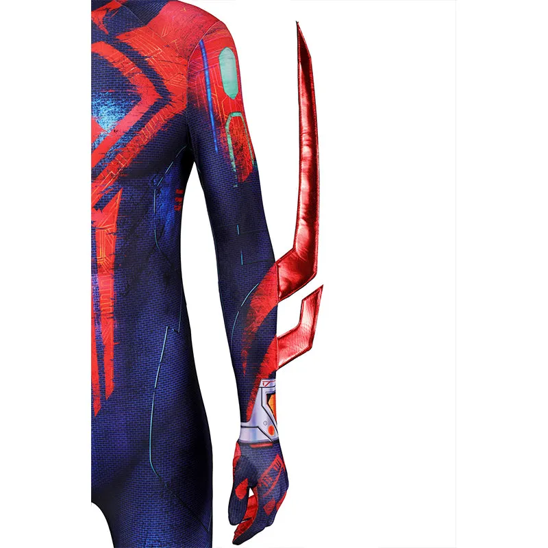 SPIDER MAN Across the Spider-Verse Spider-man 2099 Cosplay Costume Jumpsuit
