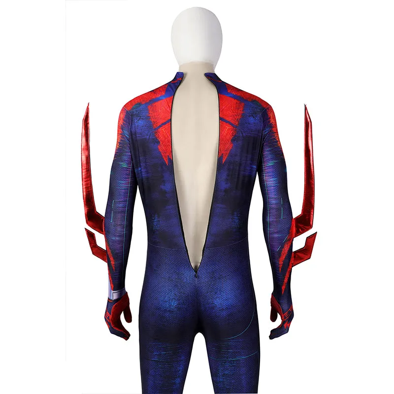 SPIDER MAN Across the Spider-Verse Spider-man 2099 Cosplay Costume Jumpsuit