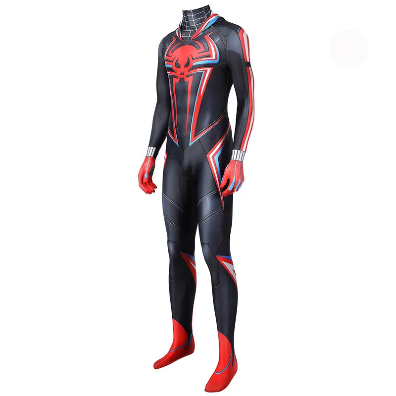 Spider Man Bodysuit Costume Spider-Man PS5 Miles Morales Cosplay Superhero Jumpsuit
