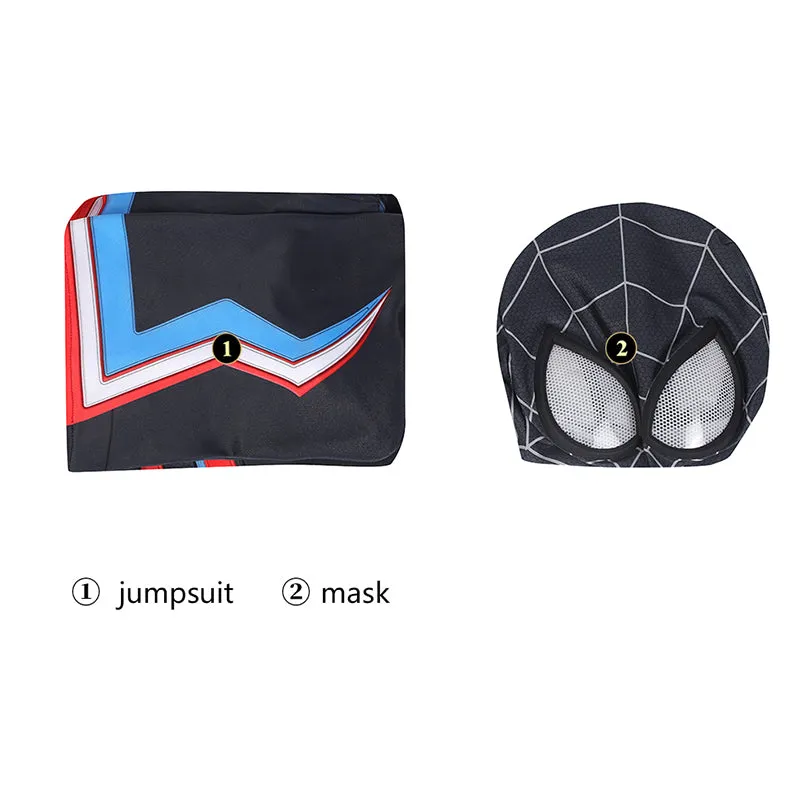 Spider Man Bodysuit Costume Spider-Man PS5 Miles Morales Cosplay Superhero Jumpsuit