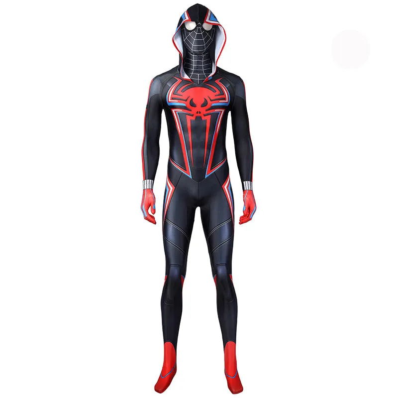 Spider Man Bodysuit Costume Spider-Man PS5 Miles Morales Cosplay Superhero Jumpsuit