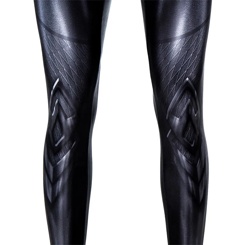 Spider-Man: Miles Morales Cosplay Costume Spiderman 2 PS5 Suit Halloween Black Jumpsuit