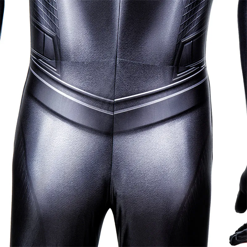 Spider-Man: Miles Morales Cosplay Costume Spiderman 2 PS5 Suit Halloween Black Jumpsuit