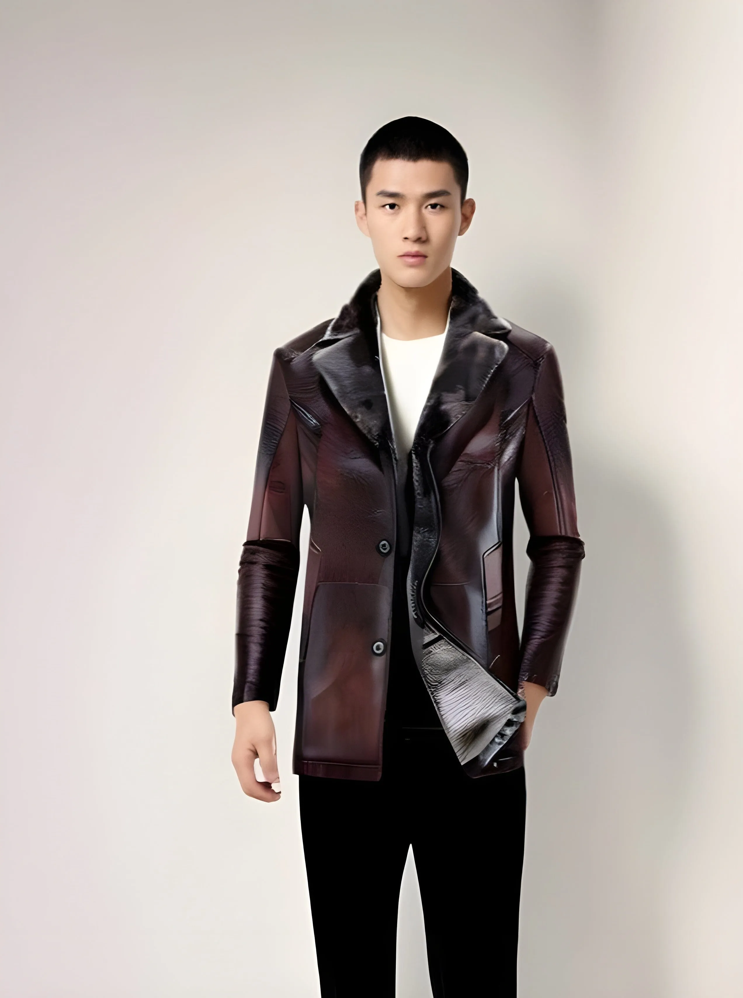The Luka Faux Leather Fur Jacket - Multiple Colors