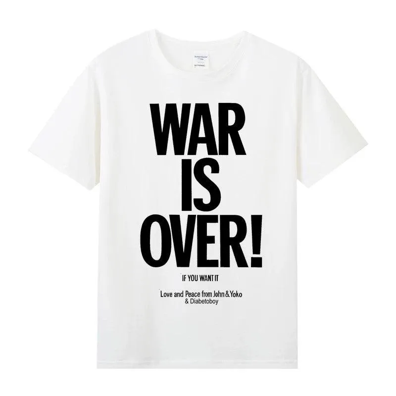 The Rock Band Short Sleeve T-Shirt Beatles Lennon Summer Tee Shirt