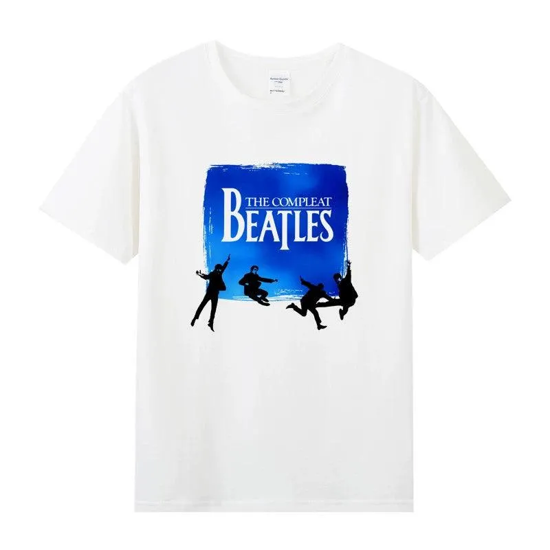 The Rock Band Short Sleeve T-Shirt Beatles Lennon Summer Tee Shirt