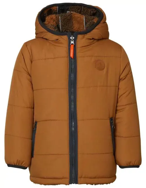 The Ward REVERSIBLE Puffer/Sherpa Jacket - Chipmunk - KIDS