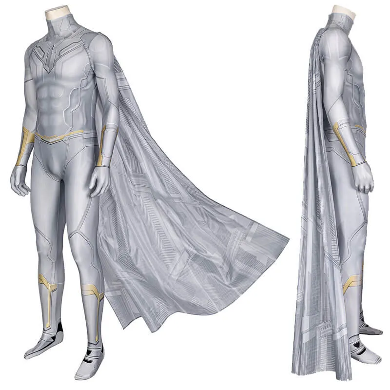 WandaVision Costume White Vision Cosplay Costume Superhero Suit