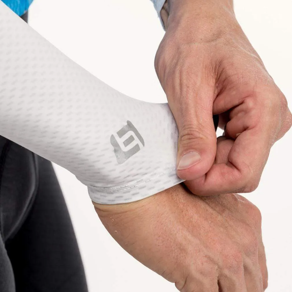 White Coldflash UPF Sun Sleeves