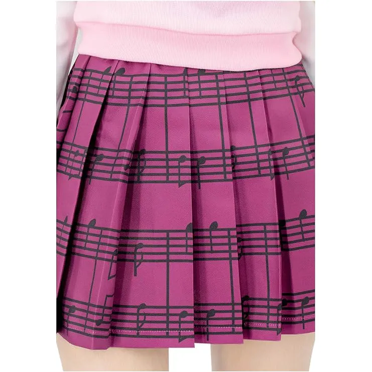 Women's Kaede Akamatsu Cosplay Costume Pink Uniform US Size Cosplay Costume Outfit Vest Skirt Set with Socks